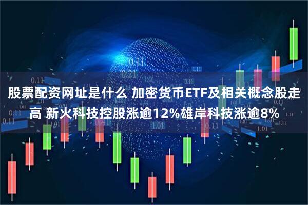股票配资网址是什么 加密货币ETF及相关概念股走高 新火科技控股涨逾12%雄岸科技涨逾8%